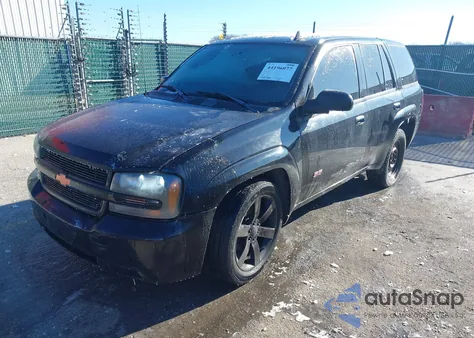 2006 Chevrolet Trailblazer Lt из США, поврежденный, VIN 1GNET13H562243750